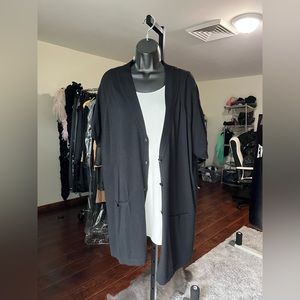 Gerry Weber Edition Black Cardigan With short sleeves size 48/18 never worn